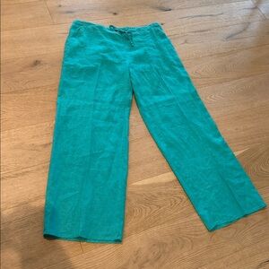 FLAX Linen Pants Wide Leg Large Relaxed Flowy Coastal Beach Travel Vacation Boho